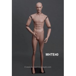 Homme debout articulé MH TE40 Tête amovible