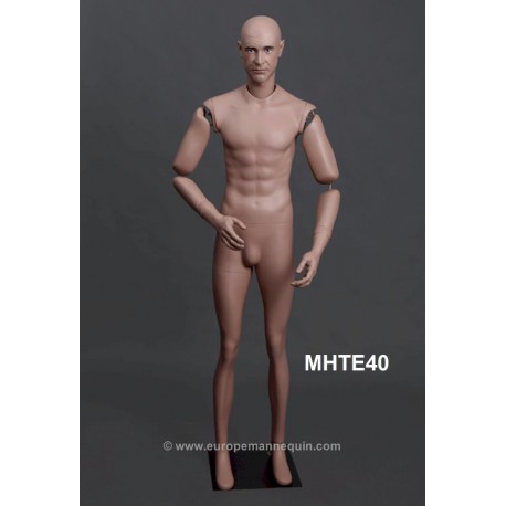 Homme debout articulé MH TE40 Tête amovible