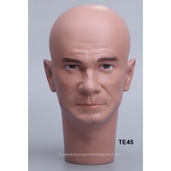 Tête de Mannequin Homme TE45 - 58 cm