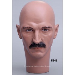 Male Mannequin Head TE46 - 55 cm