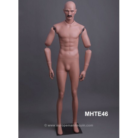 Homme debout articulé MH TE46 Tête amovible